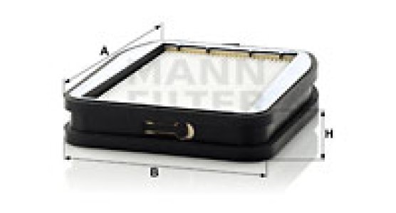 Filtr kabinowy MANN-FILTER CU18000-2 CU180002