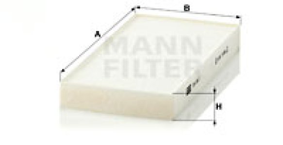 Filtr kabinowy MANN-FILTER CU1811-2 CU18112