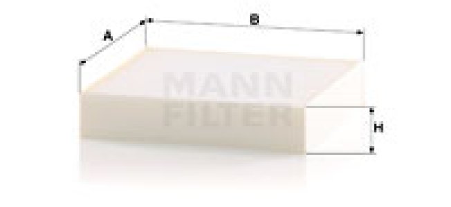 Filtr kabinowy MANN-FILTER CU1830 