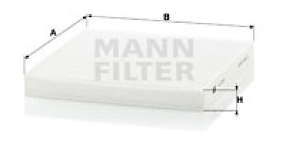 Filtr kabinowy MANN-FILTER CU2132 
