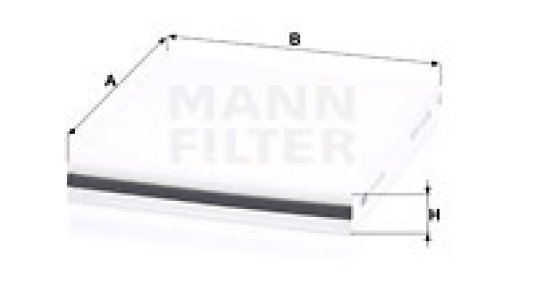 Filtr kabinowy MANN-FILTER CU22003 CU2252