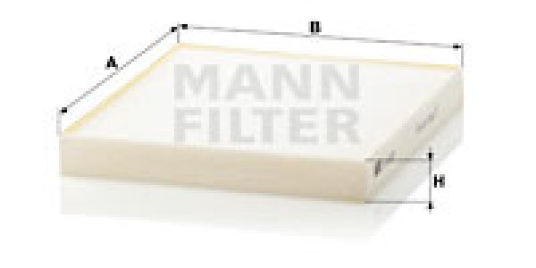 Filtr kabinowy MANN-FILTER CU2227 