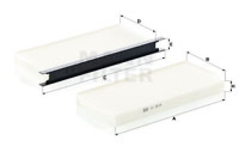 Filtr kabinowy MANN-FILTER CU2418-2 CU24182