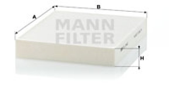 Filtr kabinowy MANN-FILTER CU2442 