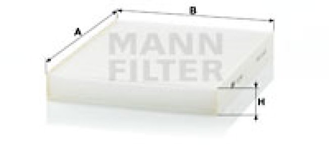 Filtr kabinowy MANN-FILTER CU26001 