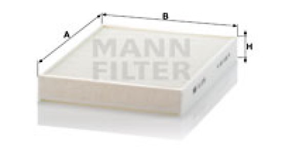 Filtr kabinowy MANN-FILTER CU2736-2 CU27362