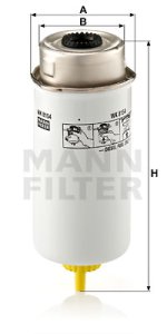 Filtr paliwa MANN-FILTER WK8154 