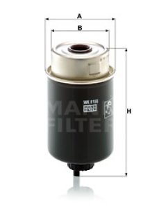 Filtr paliwa MANN-FILTER WK8155 