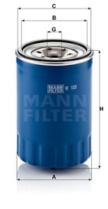 Filtr oleju MANN-FILTER W1035 
