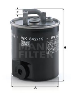 Filtr paliwa MANN-FILTER WK842/19 WK84219