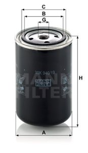 Filtr paliwa MANN-FILTER WK940/19 WK94019