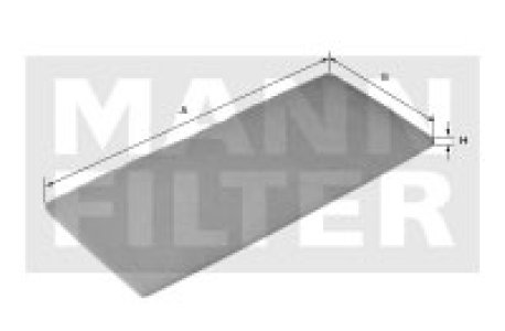 Filtr kabinowy MANN-FILTER CU3403-10 CU340310