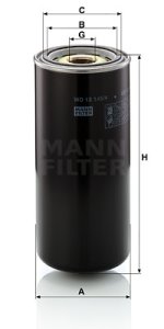 FILTR, HYDRAULIKA STEROWNICZA MANN-FILTER WD131454