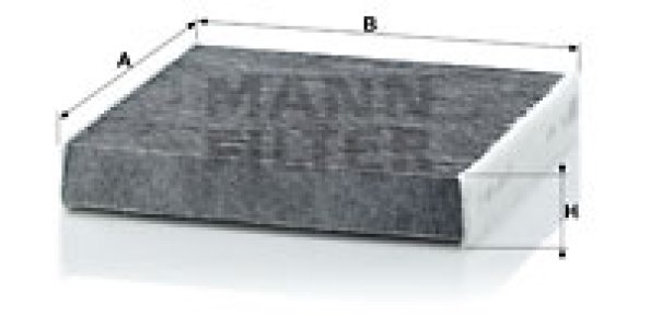 Filtr kabinowy MANN-FILTER CUK1827 