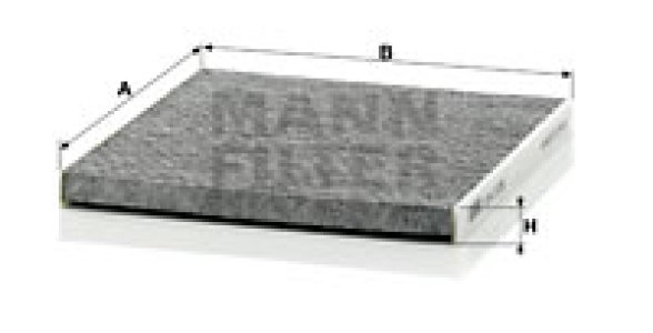 Filtr kabinowy MANN-FILTER CUK2226 