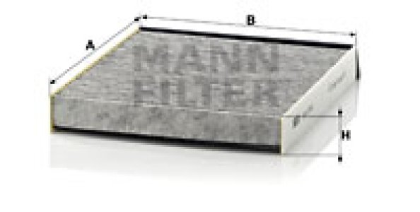 Filtr kabinowy MANN-FILTER CUK2240 