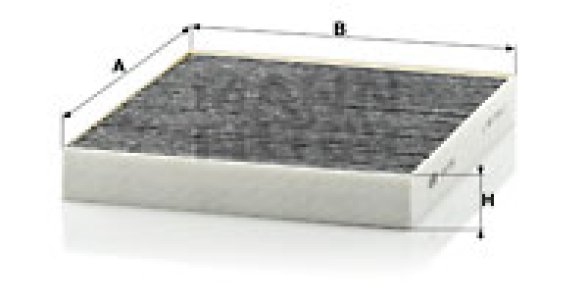 Filtr kabinowy MANN-FILTER CUK2252 