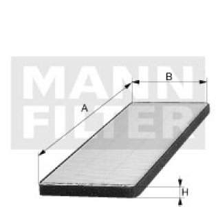 Filtr kabinowy MANN-FILTER CUK23004-2 CUK230042