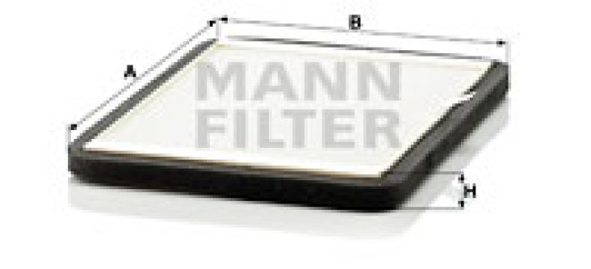 Filtr kabinowy MANN-FILTER CUK2424 