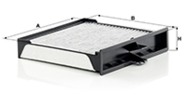 Filtr kabinowy MANN-FILTER CUK2430 