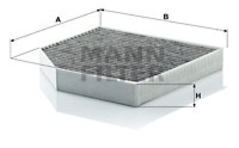Filtr kabinowy MANN-FILTER CUK2641 