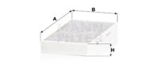 Filtr kabinowy MANN-FILTER CUK2723-2 CUK27232