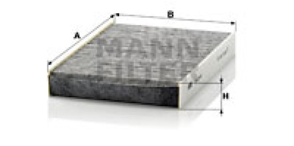 Filtr kabinowy MANN-FILTER CUK2945 