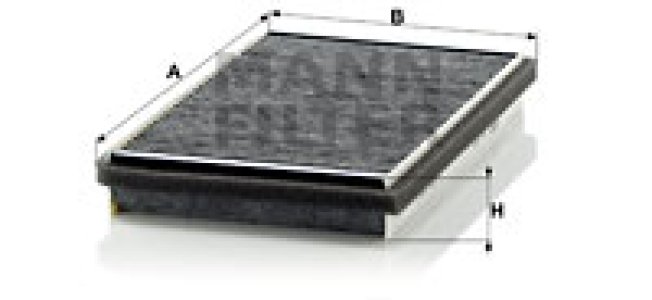 Filtr kabinowy MANN-FILTER CUK3020 