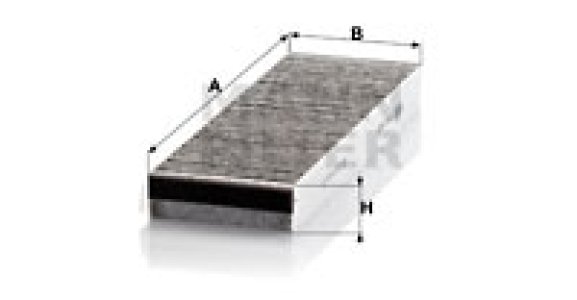 Filtr kabinowy MANN-FILTER CUK3023-2 CUK30232