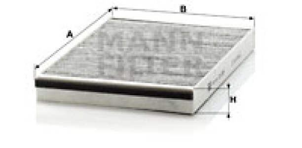Filtr kabinowy MANN-FILTER CUK3054 