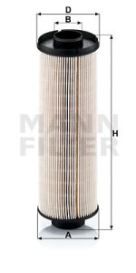 Filtr paliwa MANN-FILTER PU855X 