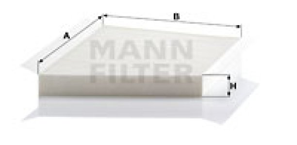 Filtr kabinowy MANN-FILTER CU3172 