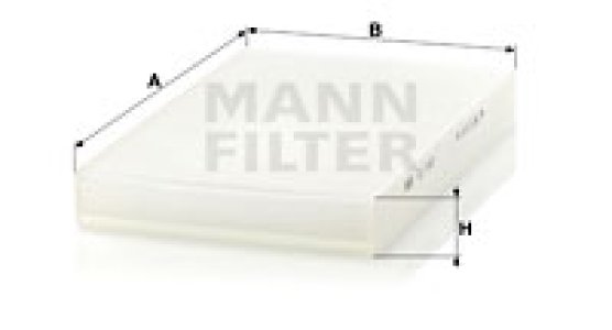 Filtr kabinowy MANN-FILTER CU3192 