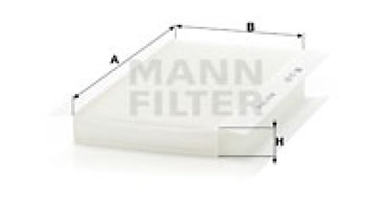 Filtr kabinowy MANN-FILTER CU3337 