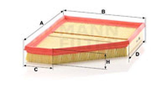 Filtr powietrza MANN-FILTER C3090/1 C30901