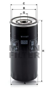 Filtr oleju MANN-FILTER W1170/7 W11707