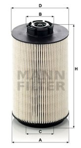 Filtr paliwa MANN-FILTER PU1058X 