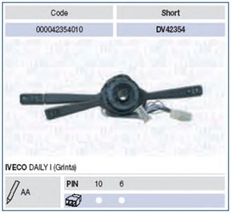 Przełącznik zespolony MAGNETI MARELLI DV42354 4836417