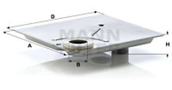 Zestaw filtra hydraulicznego MANN-FILTER H1615/1XKIT H16151XKIT