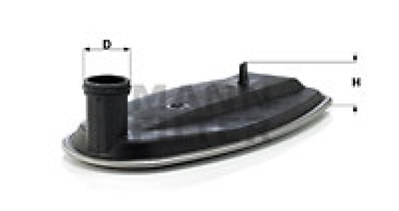 Filtr automatycznej skrzyni biegów MANN-FILTER H182KIT 