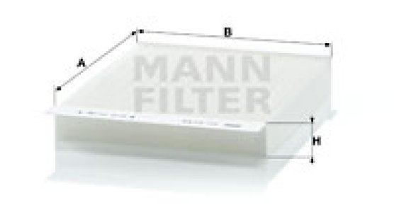 Filtr kabinowy MANN-FILTER CU2143 
