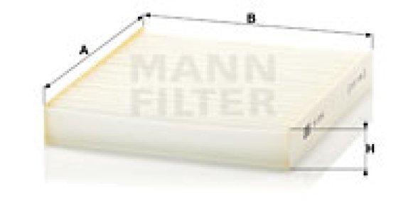 Filtr kabinowy MANN-FILTER CU2145 