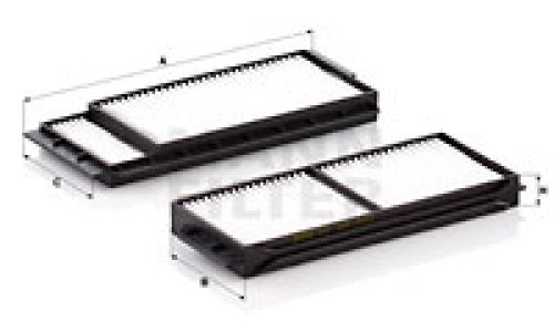 Filtr kabinowy MANN-FILTER CU22001-2 CU220012