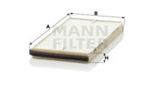 Filtr kabinowy MANN-FILTER CU22002-2 9586165D00
