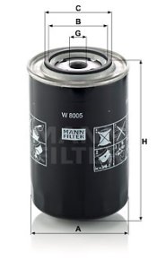 Filtr oleju MANN-FILTER W8005 