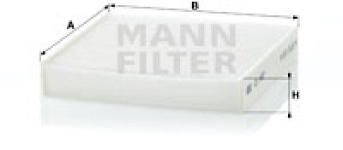 Filtr kabinowy MANN-FILTER CU1827 
