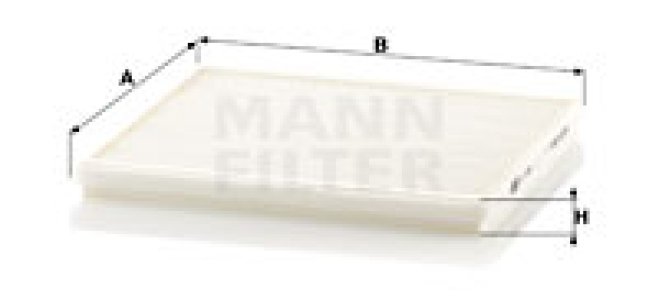 Filtr kabinowy MANN-FILTER CU1828 