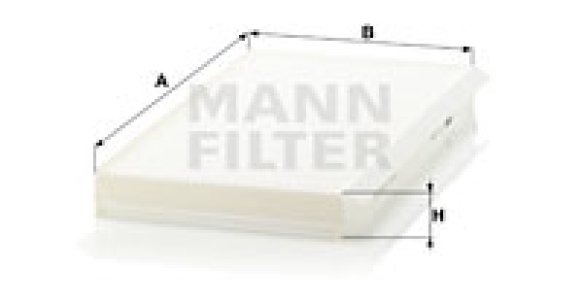 Filtr kabinowy MANN-FILTER CU3139 CU31392