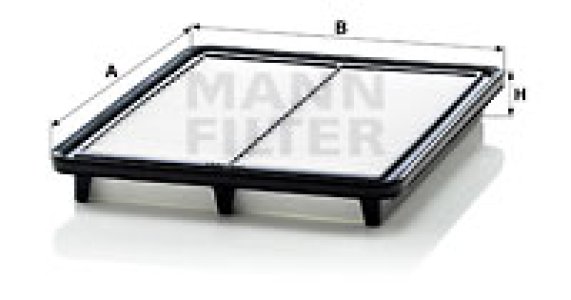 Filtr powietrza MANN-FILTER C3033 