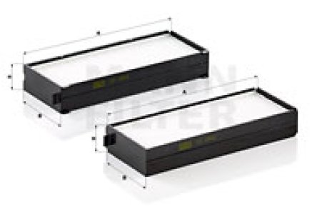 Filtr kabinowy MANN-FILTER CU2542-2 CU25422